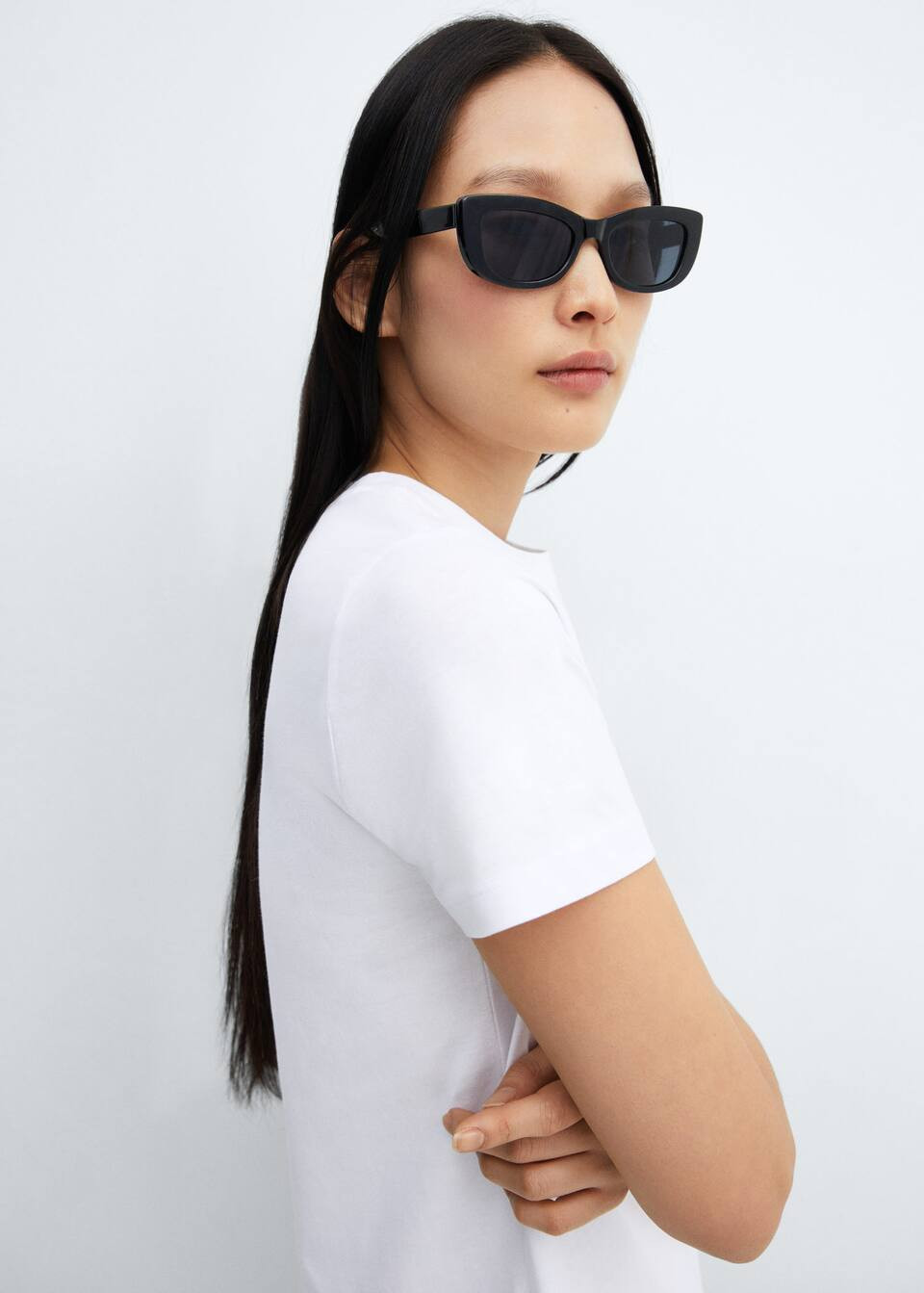 100% katoenen t-shirt -  Dames | Mango Nederland | MANGO (NL)