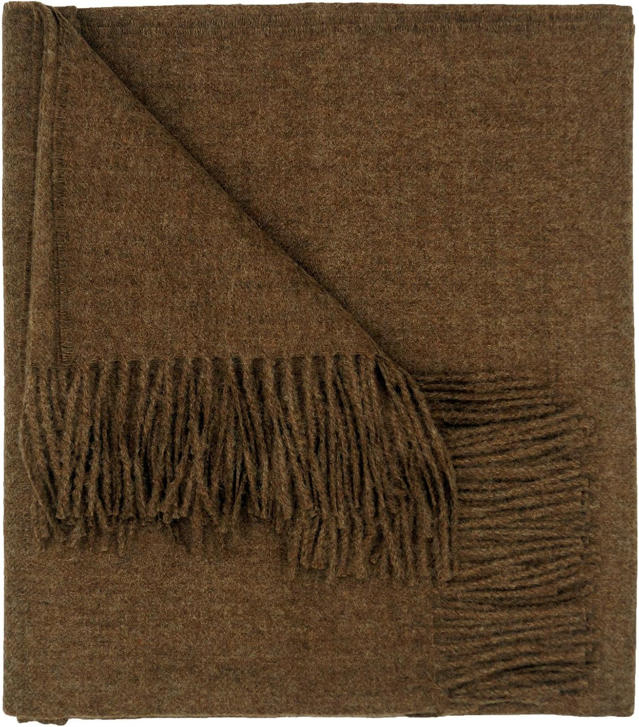100% Baby Alpaca Throw Blanket, Our Solid Color Throw/Afghan | Amazon (US)