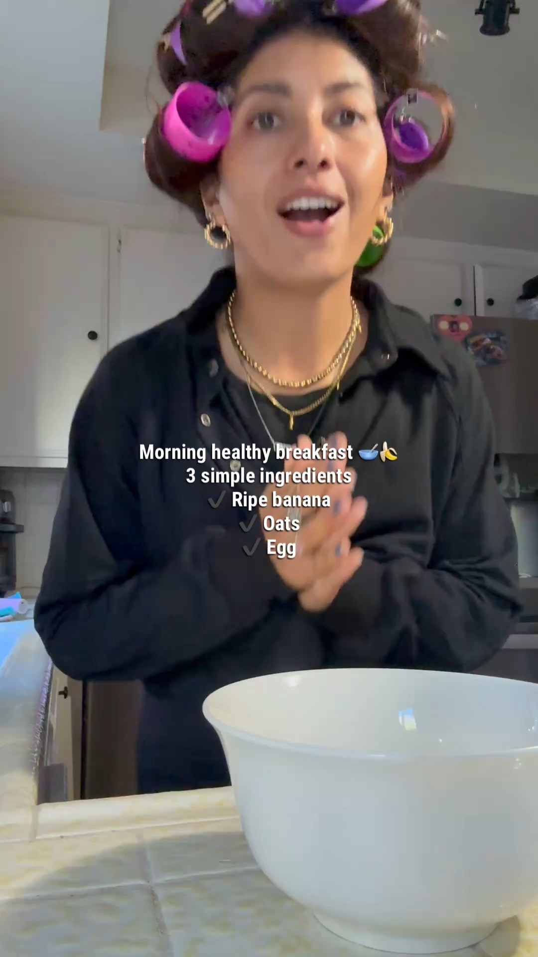 My go-to healthy breakfast lately 🥞🍌 Made with just banana, oats, and egg — simple, nourishing, and so easy to make. I love cooking it pancake-style and topping it with agave, honey, jam, or butter. Perfect quick breakfast for busy mornings and a great healthy option the whole family loves.

healthy breakfast, easy breakfast recipe, banana oat pancake, 3 ingredient breakfast, simple healthy meals, quick breakfast ideas, clean eating breakfast, morning routine food, wholesome breakfast, family friendly breakfast, easy pancake recipe, healthy lifestyle food

#LTKmorningroutine #LTKfoodie #LTKHome