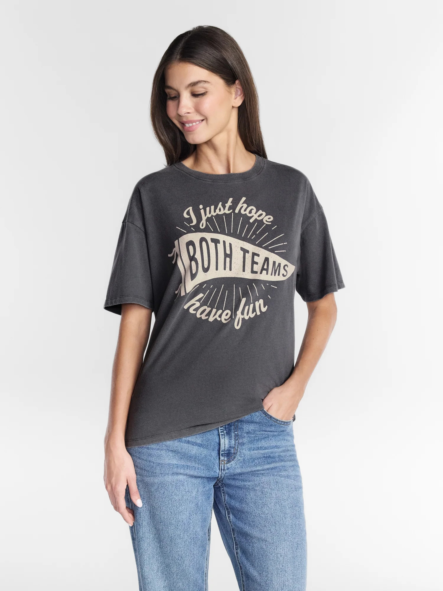 Women's Have Fun Graphic Seasonal Fall Tee, from Positivitees, Sizes S-4X | Walmart (US)