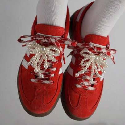 1 paire (2 pièces) Clips à chaussures polyvalents en forme de papillon avec perles, accessoires décoratifs pour chaussures convenant à différents type | SHEIN