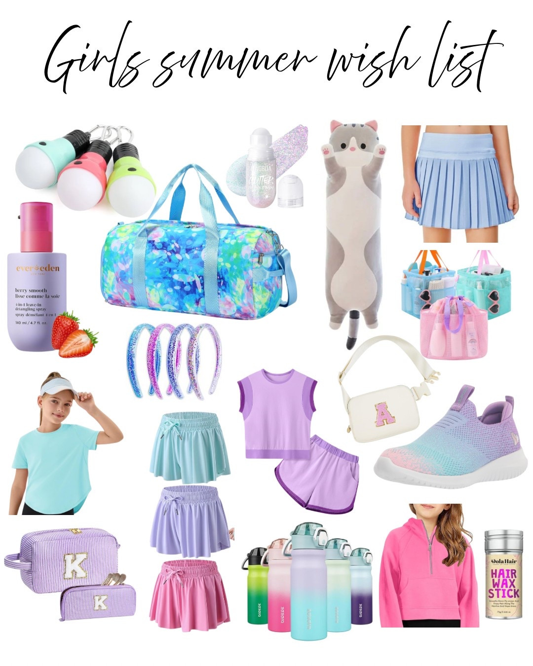 Ella helped me put together a list of ALL things summer that she would LOVE.  This gets her full approval 🩵.  If you have a daughter or niece or granddaughter or friend in the 5-10 age range - I’m pretty sure they would love this stuff too! 

#LTKKids #LTKSeasonal #LTKFindsUnder50