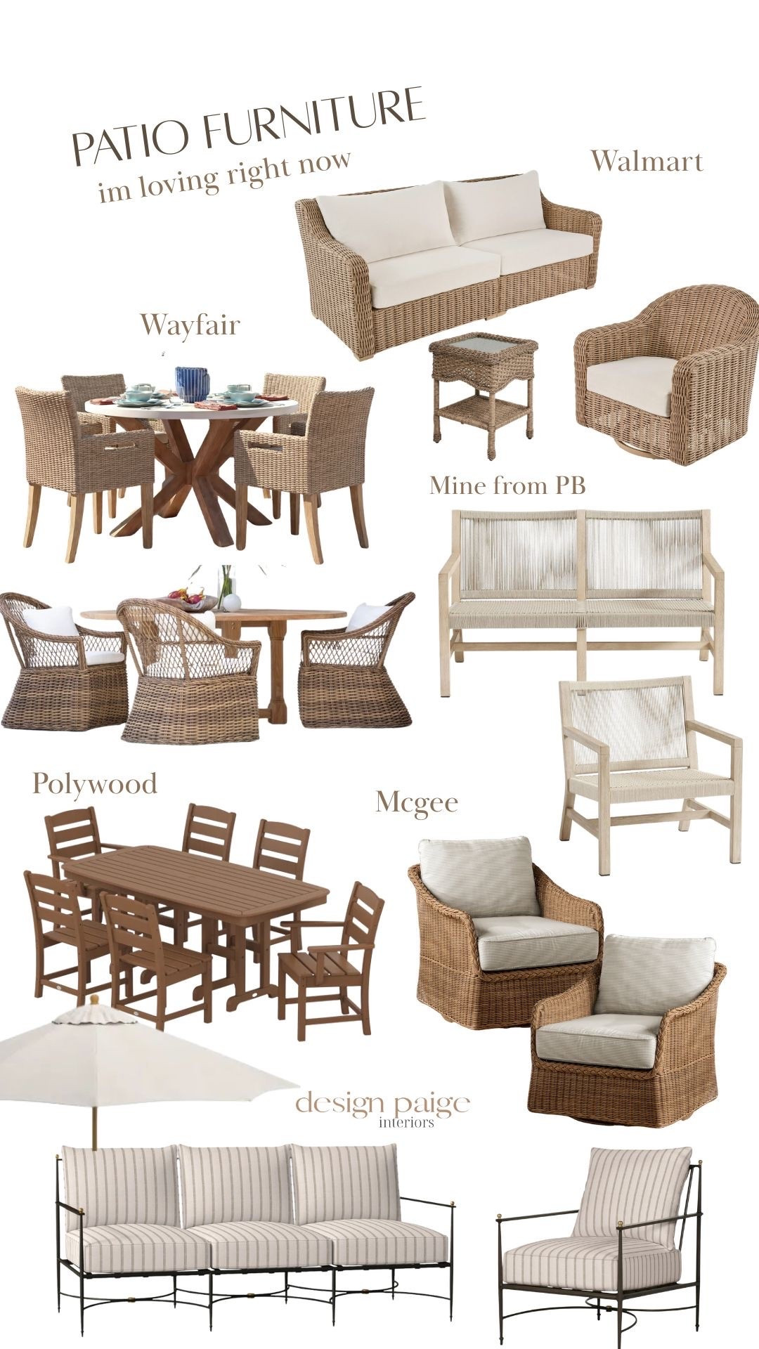 Patio furniture