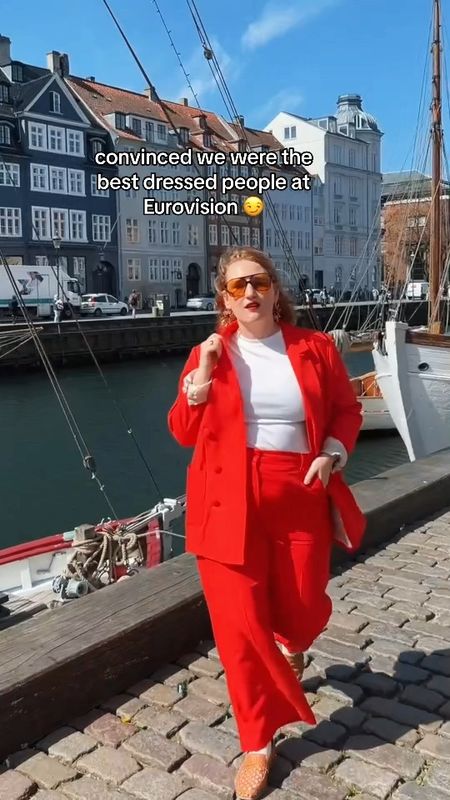 Convinced the hubby to wear Sezane pantsuits to watch Eurovision Semi Final 1 this week!! 

Did you know Sezane makes menswear?! I've slowly been turning Robin's wardrobe to just Sezane Octobre pieces hehe

wearing head to toe Sezane outfits (I'm a Size 12 + 14 with their pieces, btw!) 

#sezane #sezanelovers #curvystyle #menswear #pantsuit #redsuit #eurovision #eurovision2024 #esc2024 #eurovisionoutfit #whimsysoul #curvy #curvyfashion #copenhagen #malmosweden

#LTKworkwear #LTKtravel #LTKmidsize