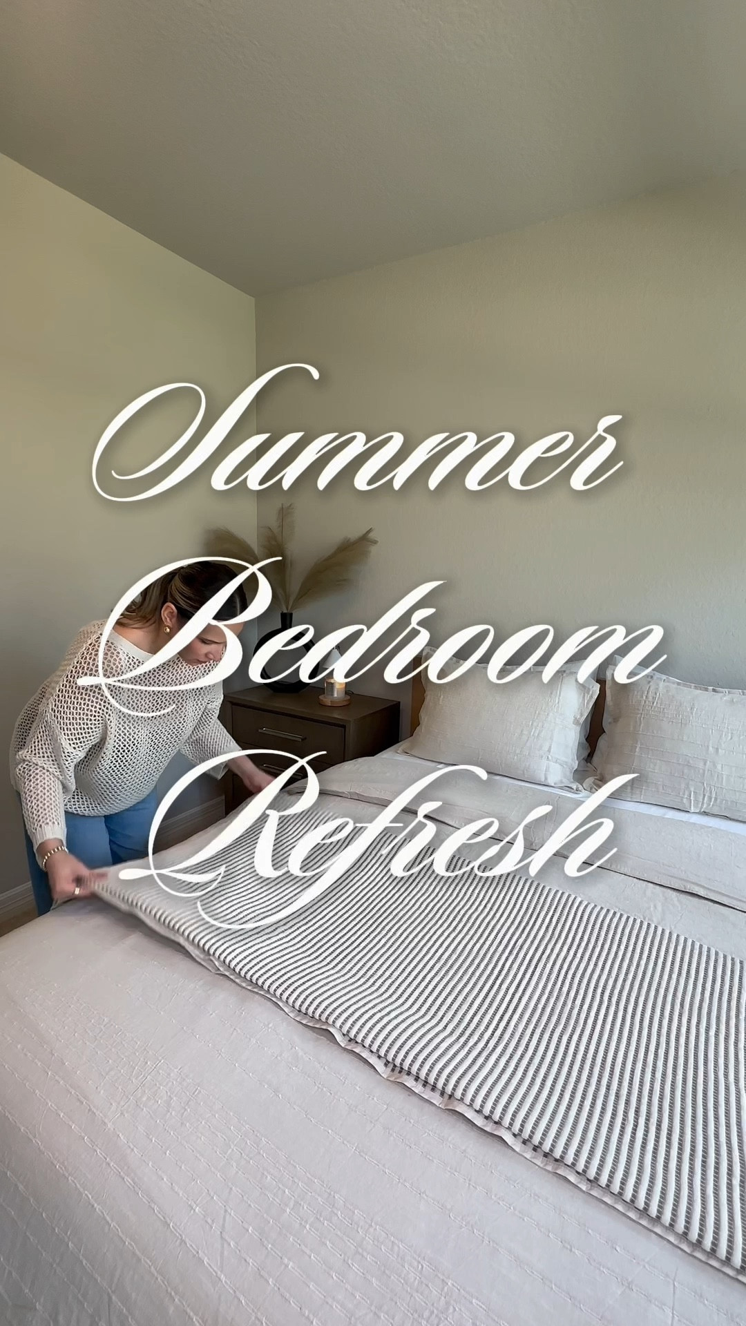 Summer bedroom refresh 🤍 #giftedbywestelm 




#LTKHome #LTKSeasonal