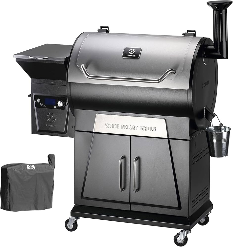 Z GRILLS Wood Pellet Grill Smoker with PID Controller, 700 Cooking Area, LCD Screen with 2 Meat P... | Amazon (US)