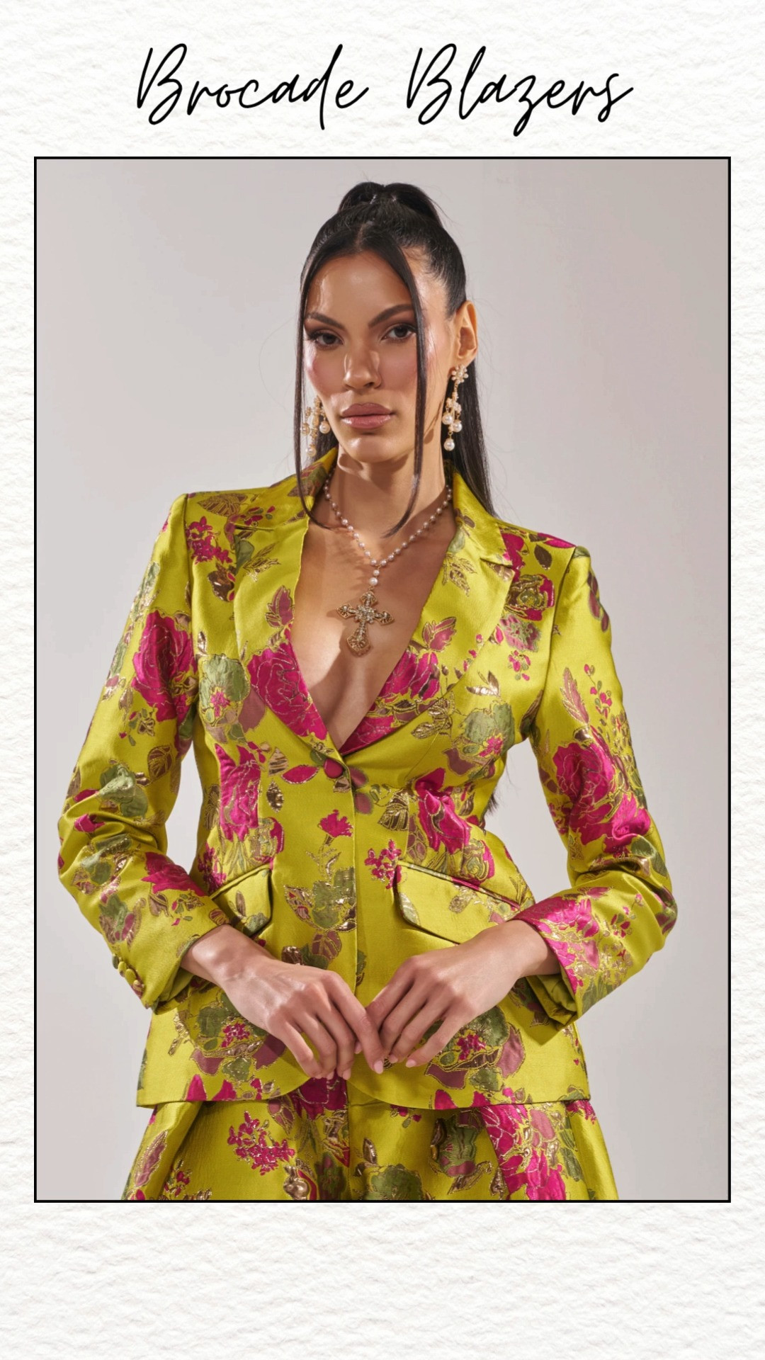 Brocade blazers add texture, structure, and a polished statement to any wardrobe ✨ Rich woven patterns and tailored silhouettes make them perfect for dressing up denim, trousers, or evening looks.
#BrocadeBlazer #PatternBlazer #StatementBlazer #TailoredBlazer #EveningBlazer #StructuredBlazer #FormalOutfit #ChicStyle 

 #LTKMidsize #LTKPetite #LTKPlusSize