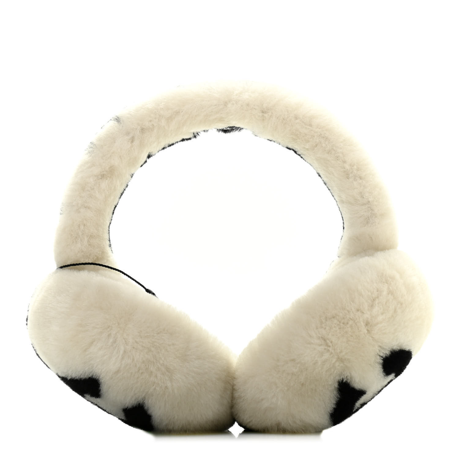 CHANEL

Shearling CC Bi-Color Ear Muffs White Black | Fashionphile