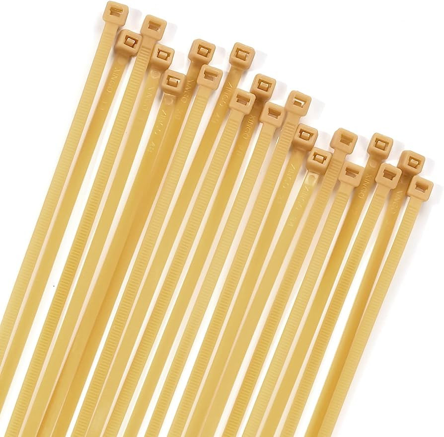 XINGO 100PCS Cable Zip Ties Heavy Duty, Premium Nylon Plastic Wire Ties with 50 Pounds Tensile St... | Amazon (US)