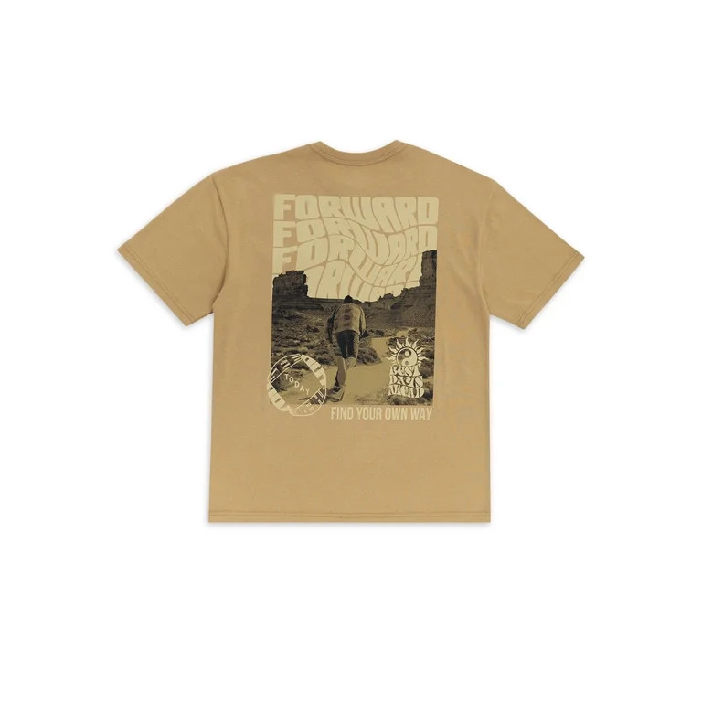 Wonder Nation Boy's Oversized Graphic Pocket T-Shirt, Sizes 4-18 | Walmart (US)