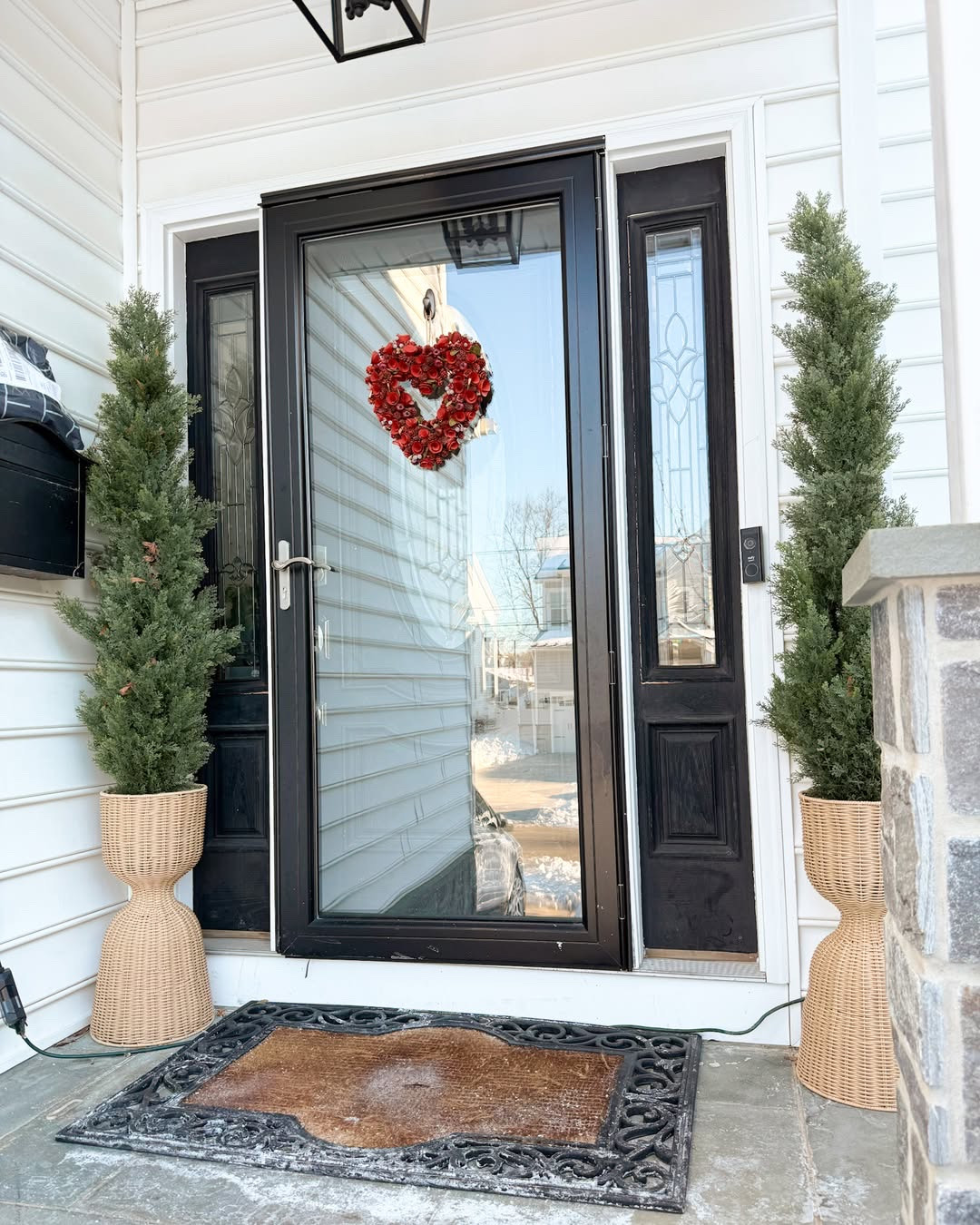 I just added these planter to add some warmth to our front door. They fit my faux arbivaties perfect! 

front porch decor
outdoor entryway styling
seasonal porch accents
welcoming porch ideas
outdoor doormats and rugs
front door planters
porch lanterns and lighting
outdoor wreaths
entryway curb appeal

#LTKSeasonal #LTKHome #LTKSaleAlert