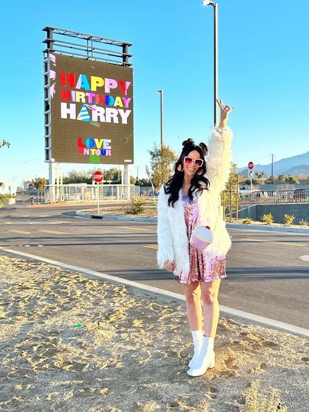 Harry Styles in Palm Springs was my all time fav so far 💕🌴🎉🪩 #hslot #harrystyles #concertfit 

#LTKunder100 #LTKunder50 #LTKstyletip