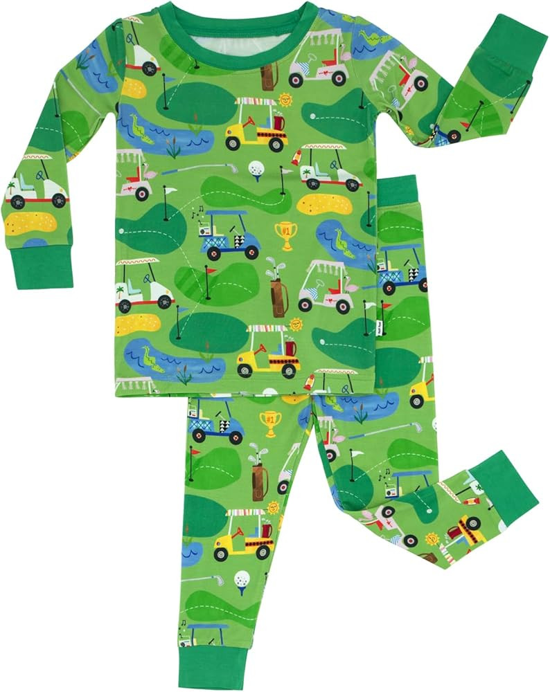 Little Sleepies Two-Piece Pajama Set for Boys & Girls, Soft Viscose from Bamboo Toddler Pajamas f... | Amazon (US)