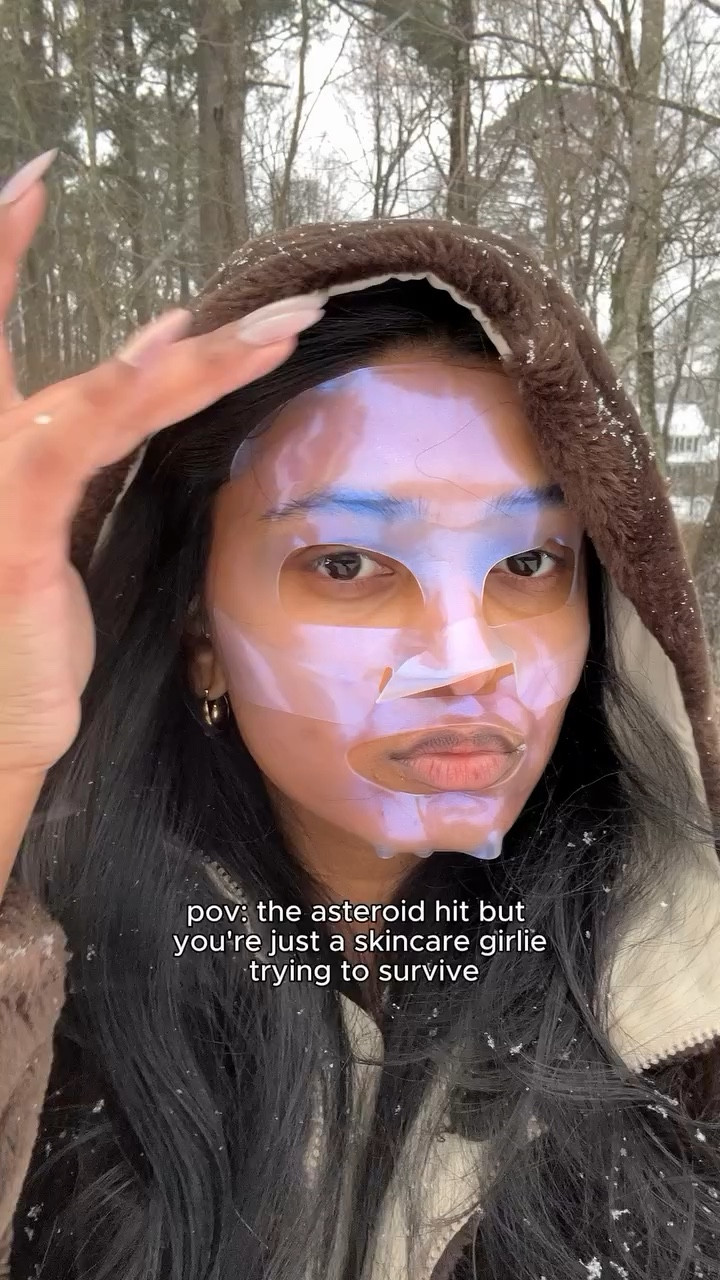 ☄️🌎 impact winter skincare routine 

@eadem.co @kindiabeauty @medicube_global_official @rockmelan #glassskinroutine #postasteroidlife #dinosaurvibes #skincaregirlies #beautyinfluencer #diml #impactwinter #brownskinbeauty