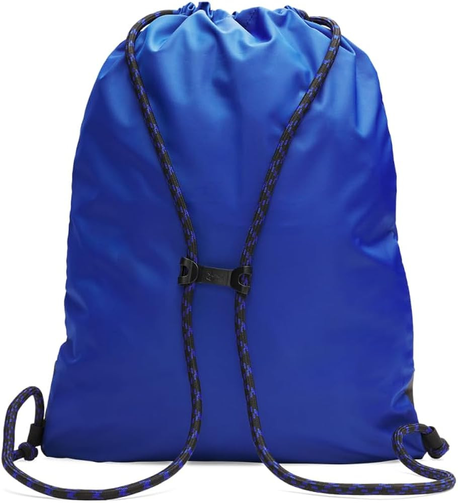 Under Armour Unisex Hustle Sackpack, (400) Royal/Black/Metallic Silver, One Size Fits Most | Amazon (US)