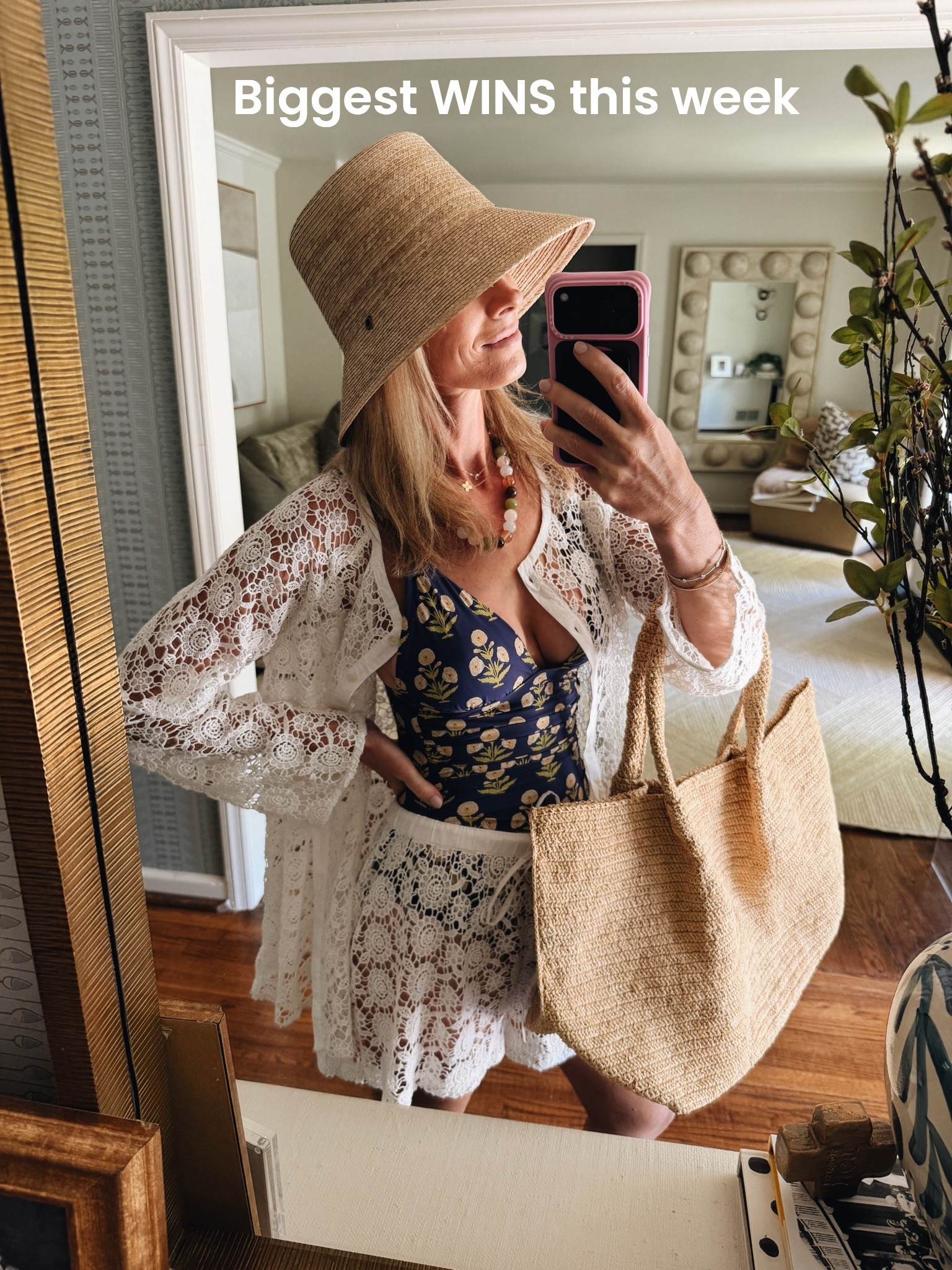 Winner Winner chicken dinner!

S tall bathing suit
Small coverup
2 / 26 jeans
Small tops and tees 
M target sweatshirt 
Small target shorts
Small target pants and white bead top
Tts flats 
Small Julia Amory set