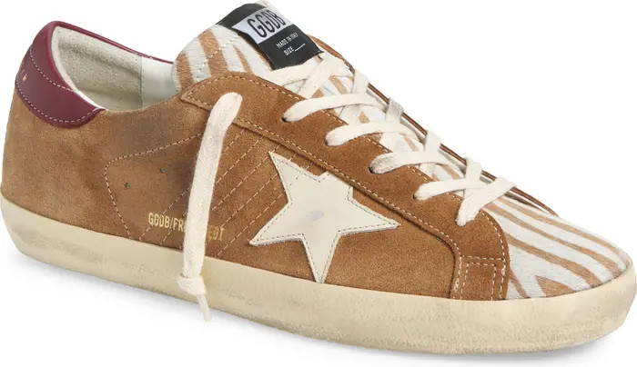 Super-Star Mixed Media Low Top Sneaker (Women) | Nordstrom