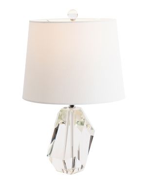 19in Faced Crystal Table Lamp | Home | Marshalls | Marshalls