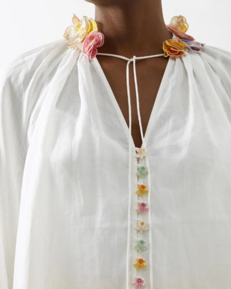 Beautiful details on this classic blouse - great for your bridal wardrobe! 

#LTKwedding #LTKsalealert