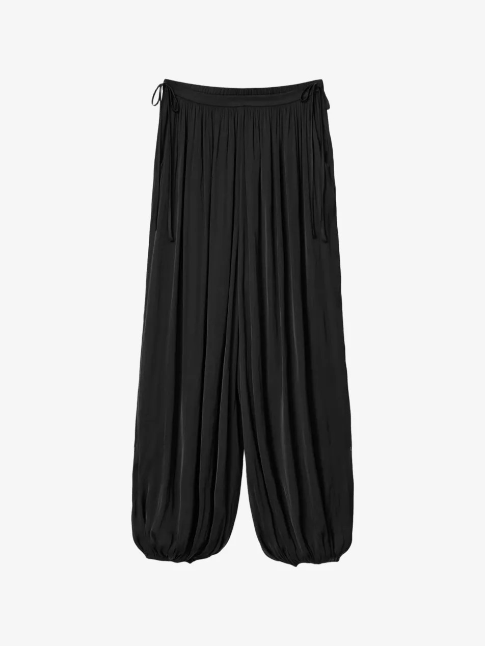 ALLSAINTS - Eshe Balloon-Leg Satin Trousers | Selfridges.com | Selfridges