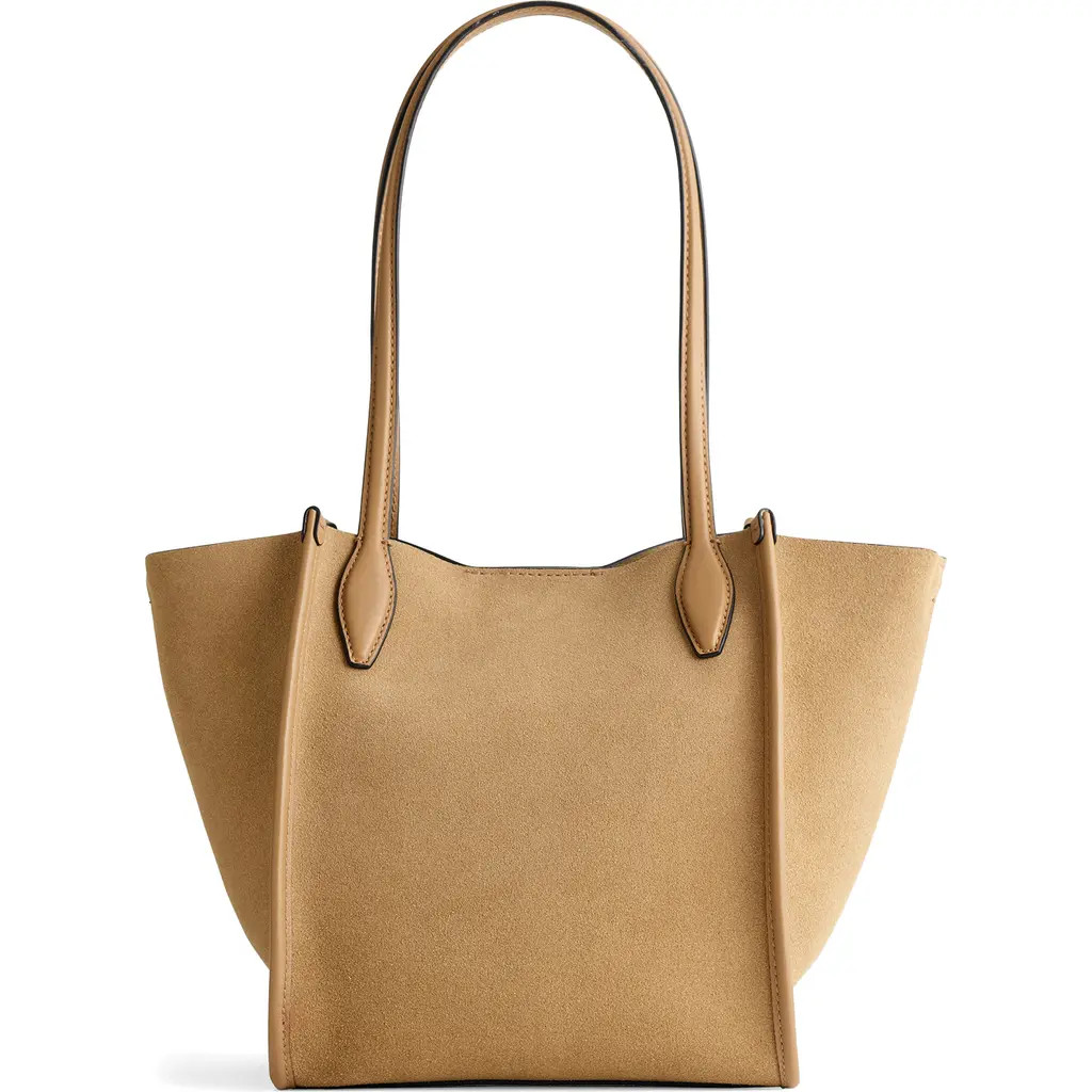 Madewell The Small Lexington Suede Tote in Walnut Shell at Nordstrom | Nordstrom