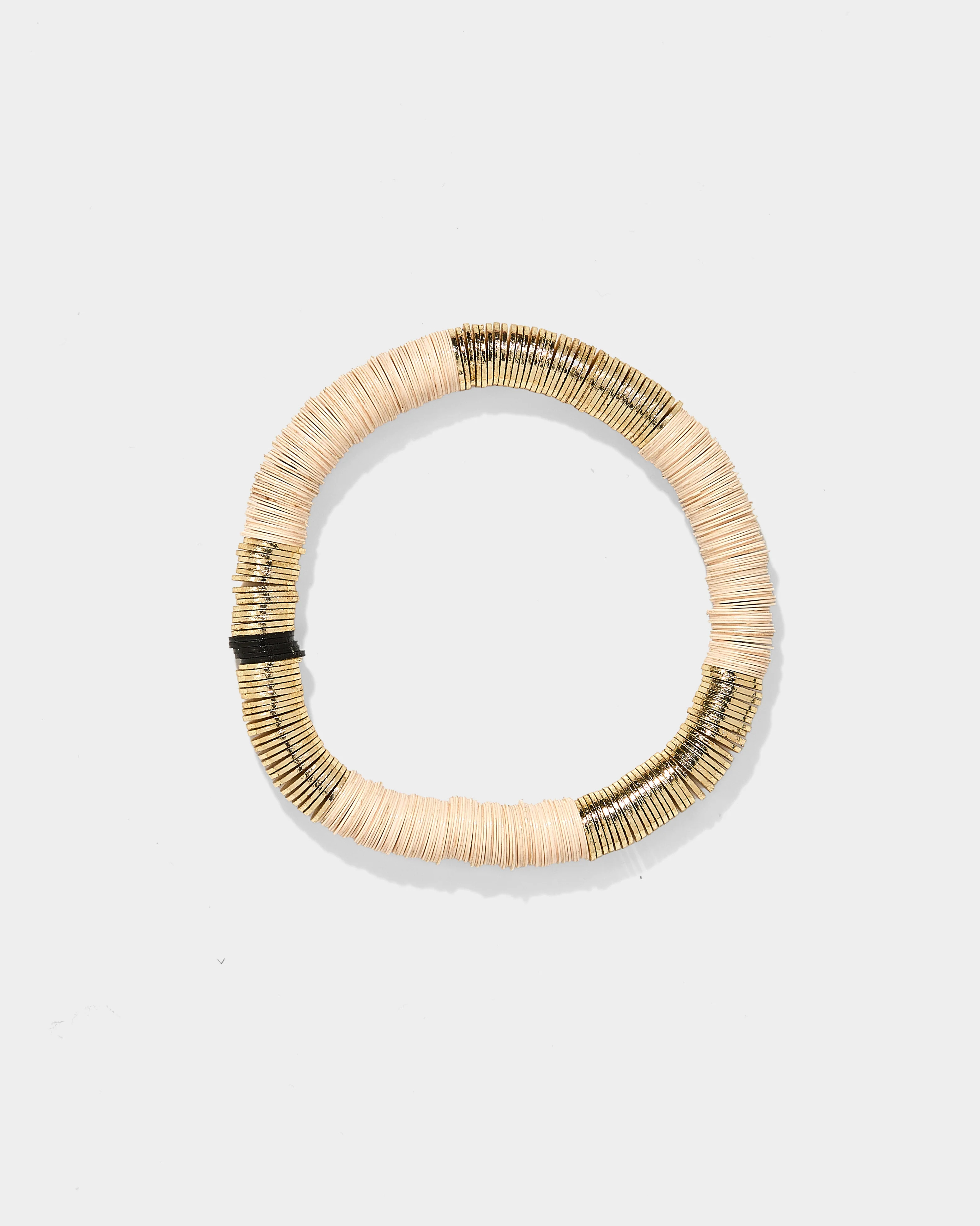Cream Vinyl Bracelet 8mm | Allie + Bess