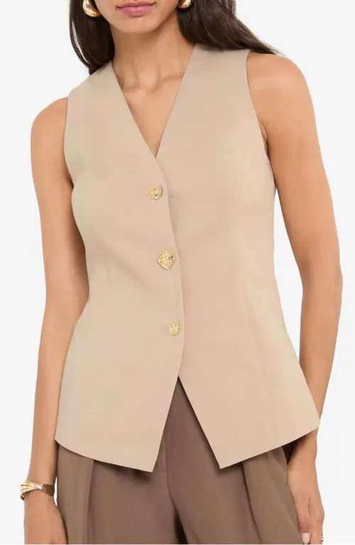 Friends Like These Button-Up Vest in Cream at Nordstrom, Size 12 Us | Nordstrom