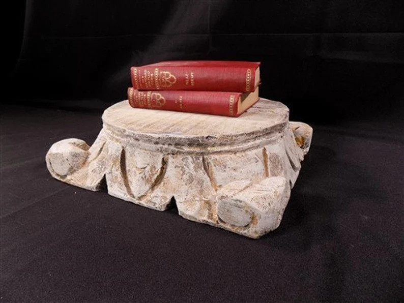 Wooden Architectural Column Base, Ionic Column Plinth, Wood Riser Base A2, Wedding Decor, Column ... | Etsy (US)