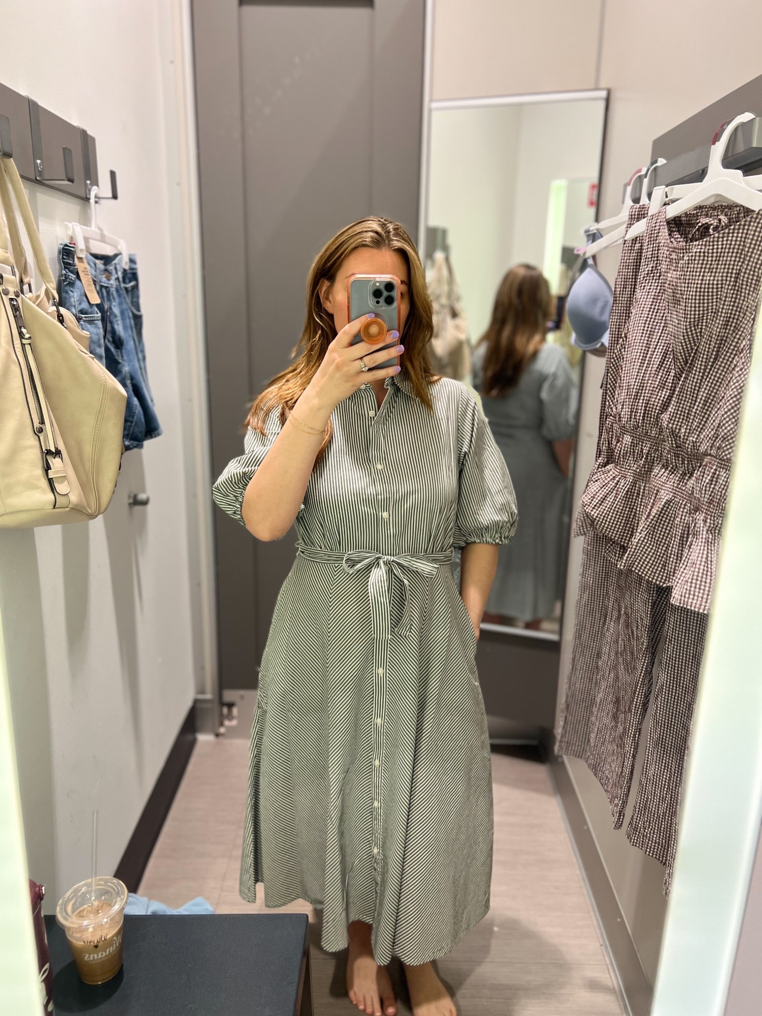 absolutely love this dress - the color, the fit, the fabric! might wear this for Easter Sunday! 

Spring Dress, Dress, Easter Dress, Green Dress, Stripes, Striped Dresss

#LTKSpringSale #LTKootd