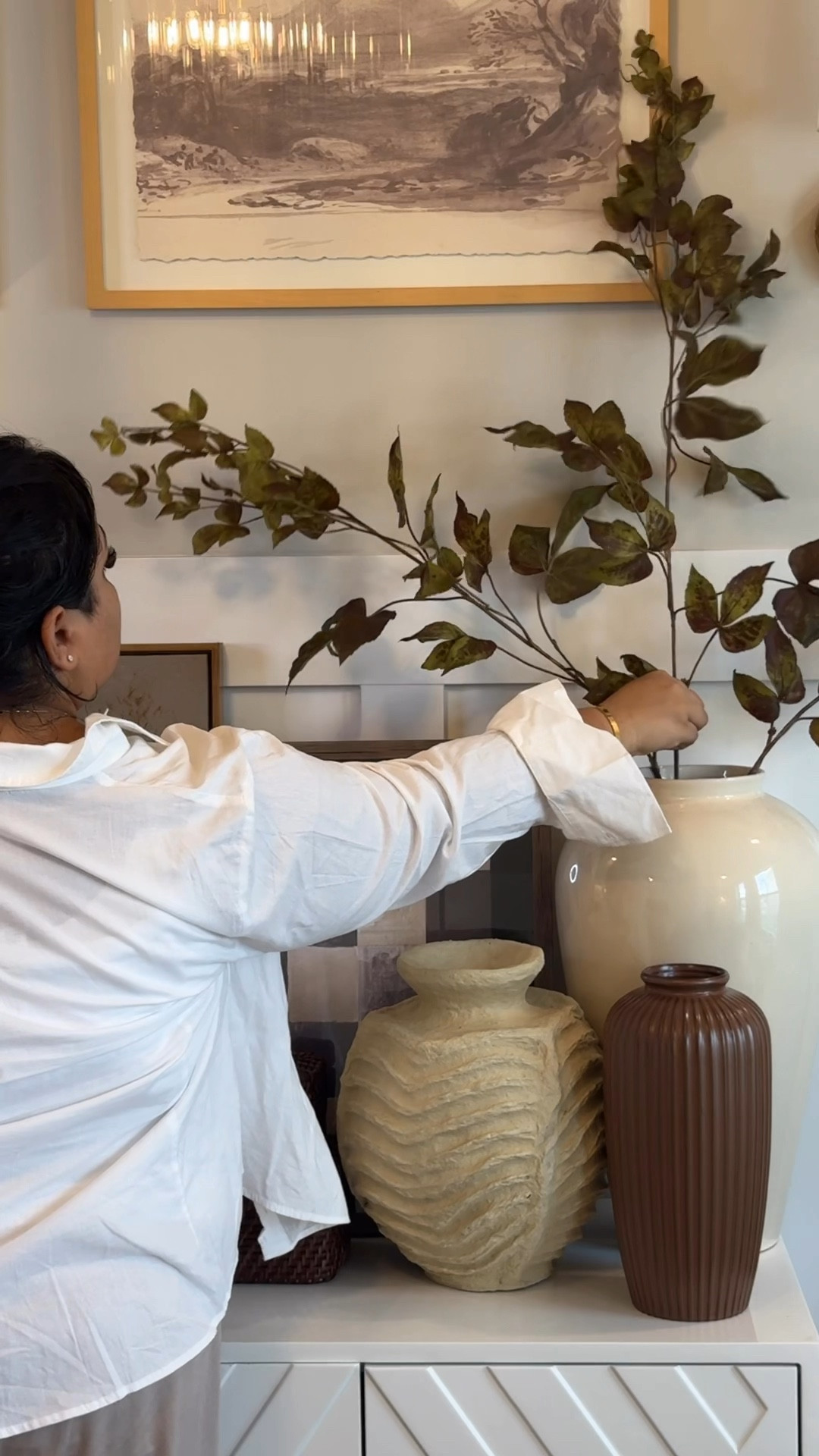 You all know how I’m all about finding those perfect, realistic faux stems that add a touch of nature to my home. 🍃🍇 This season, I’m loving these @afloral Faux Grape Ivy Garland Stems in Green Eggplant for my fall decor. They bring the perfect mix of lush greenery and deep, rich tones to my space! 🍁🌿

#LTKVideo #LTKFindsUnder50 #LTKHome