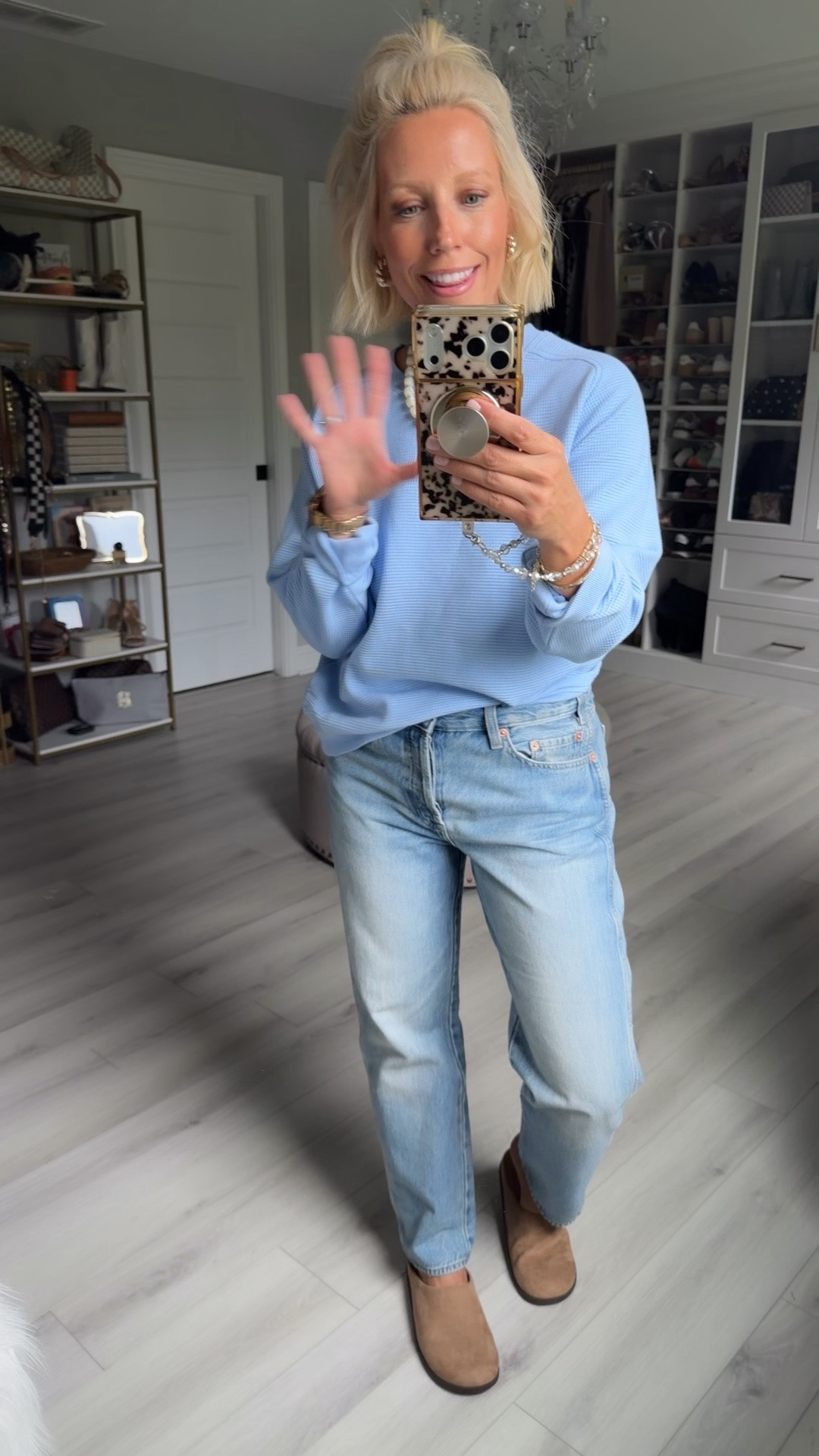 Top small
Jeans size 4 (run big and could have sized down)

#LTKSaleAlert #LTKootd #LTKmomlife