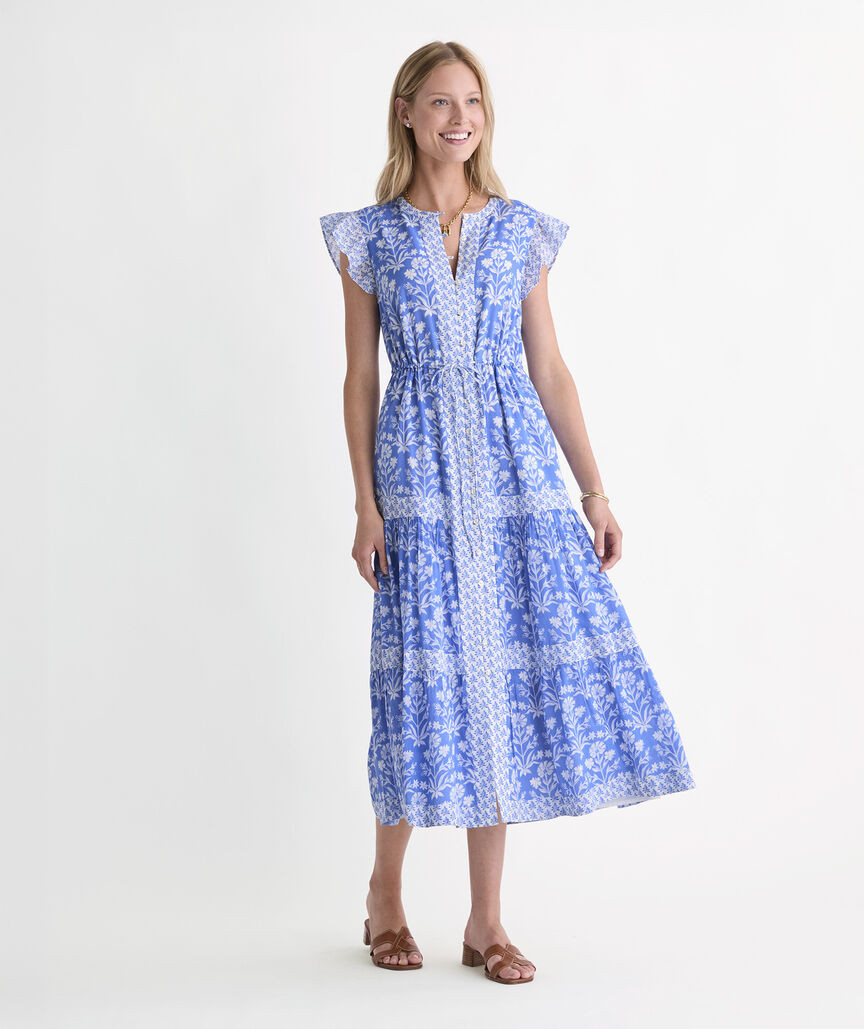 Abigail Tie-Waist Dress | vineyard vines