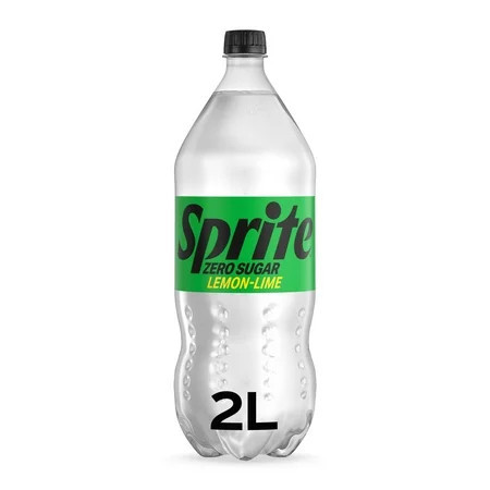 Sprite Zero Sugar Lemon-Lime Caffeine Free Soda Pop Bottle, 2 Liters | Walmart (US)