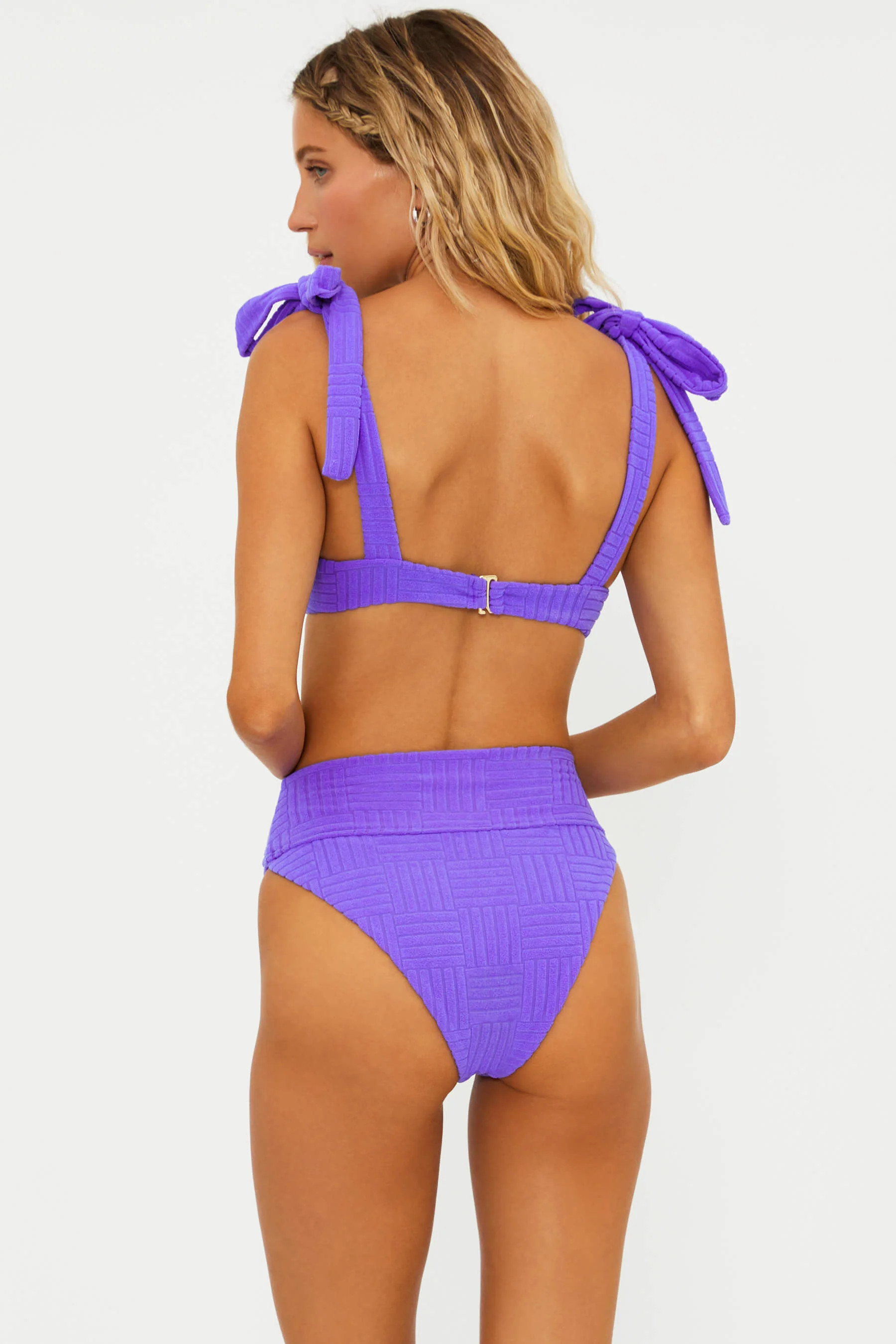 Highway Bottom Ultra Violet Terry | Bikini Bottom | Beach Riot | Beach Riot