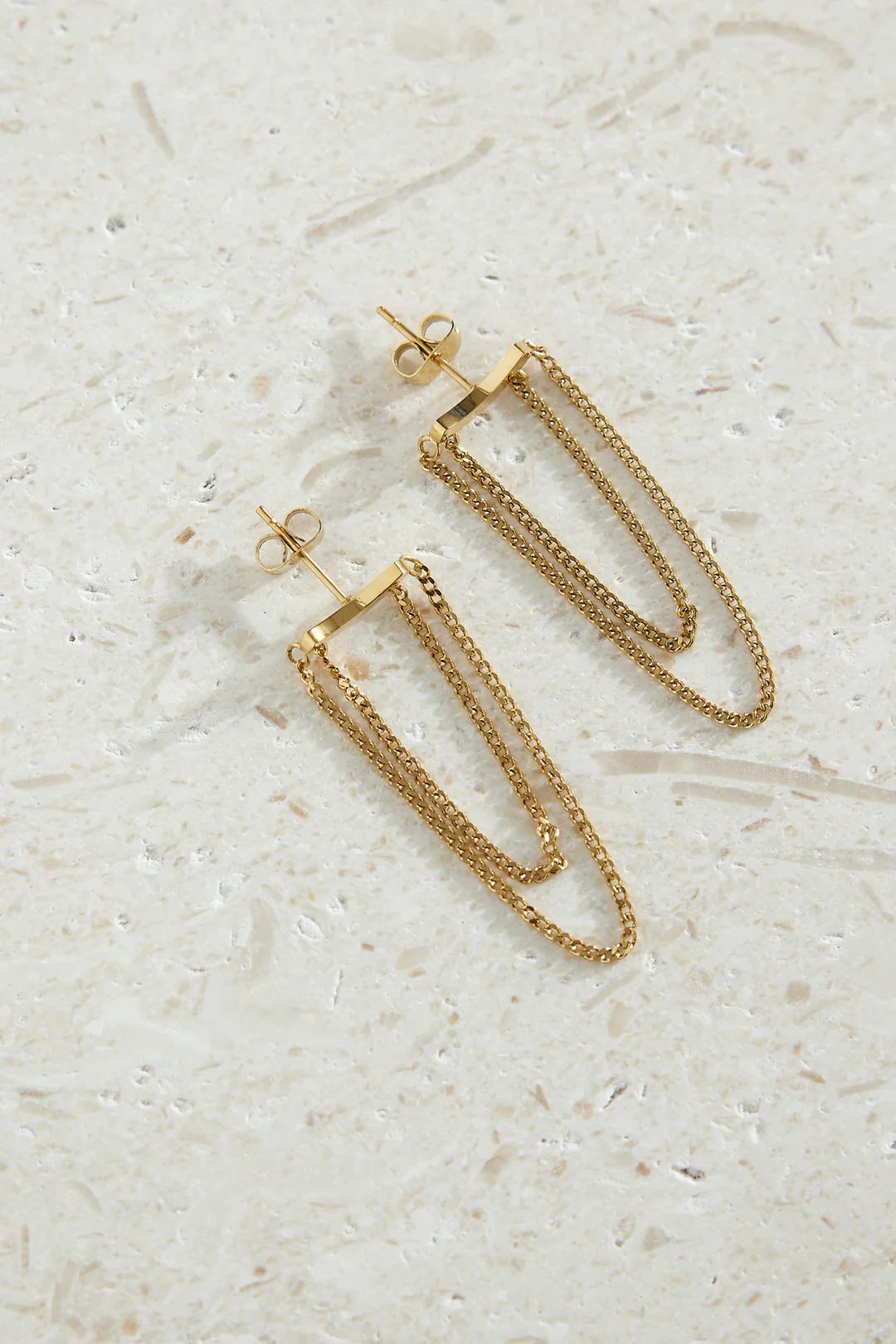 18K Gold Plated Glowing Valentina Earrings | Hello Molly