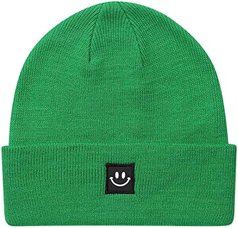 MaxNova Knit Beanie Hat with Smile Face for Men/Women | Amazon (US)