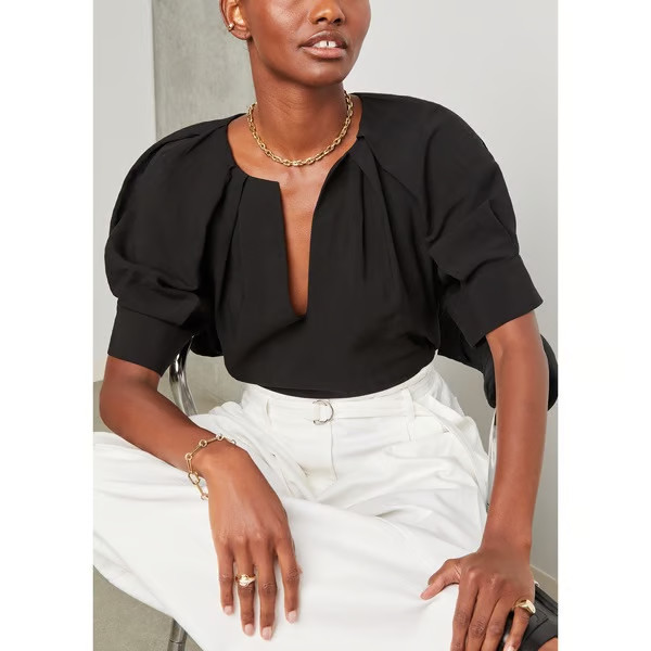 G. Label by goop Marianne Puff-Sleeve Top | goop | goop