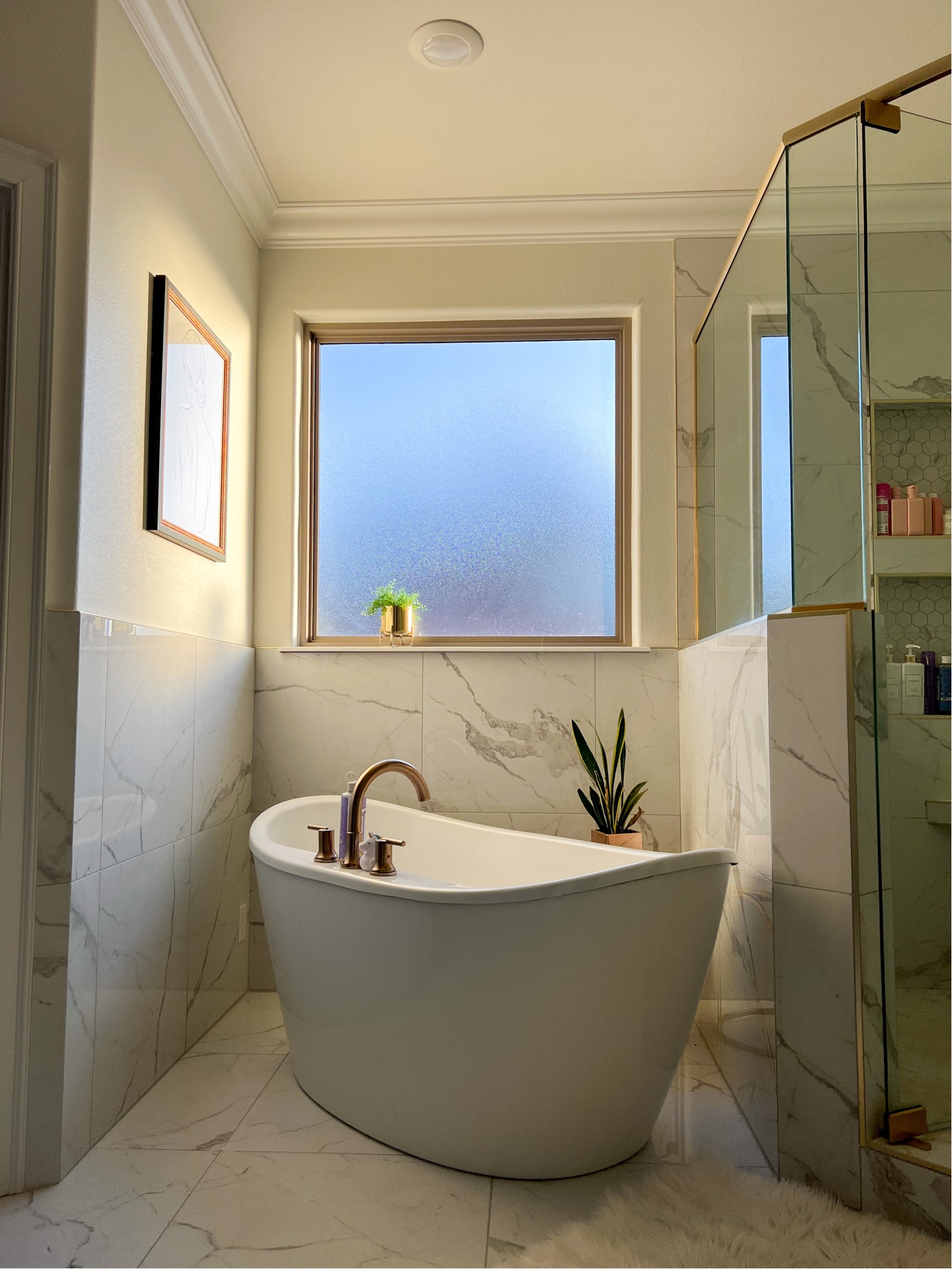 My tub and faucet combo directly available on Amazon. I love the oval shape of this tub and classic look of the tub filler faucet. It comes in other finishes but I absolutely love the champagne. 

#LTKstyletip #LTKhome