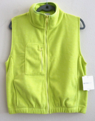 Beyond Yoga FP2208 Women's Sz S True Chartreuse Yellow Morning Walk Vest $128 | eBay US