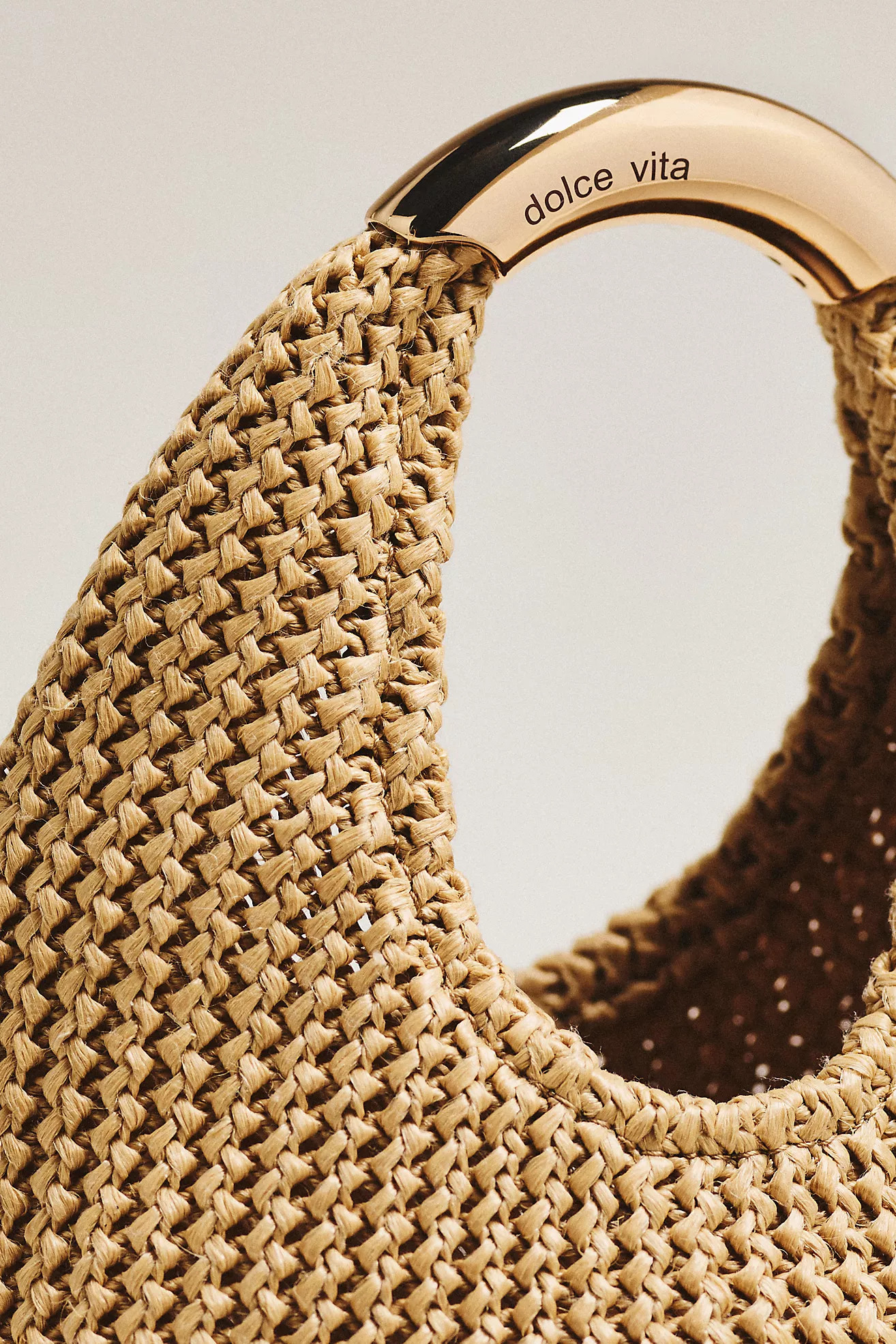 Dolce Vita Eveliser Raffia Mini Slouchy Bag | Anthropologie (US)