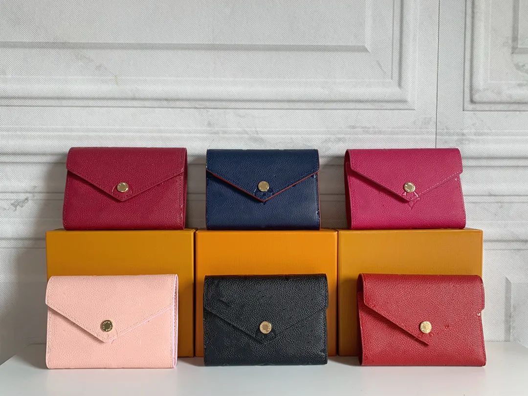 High Quality Luxurys Designers Wallets Purse Bag Fashion Short Victorine Wallet Embossing Monogra... | DHGate