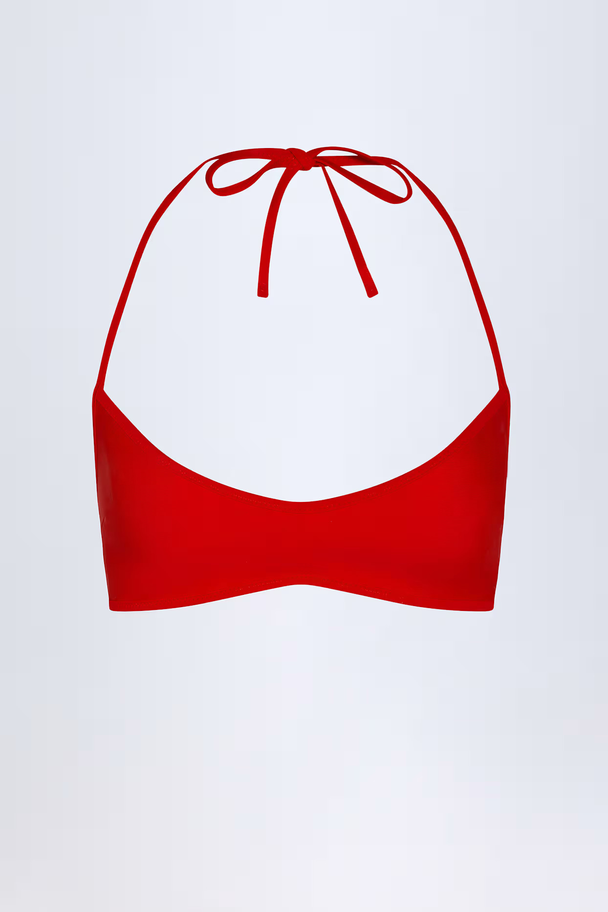 Reversible Halterneck Bikini Top in Zebra Print | Oh Polly