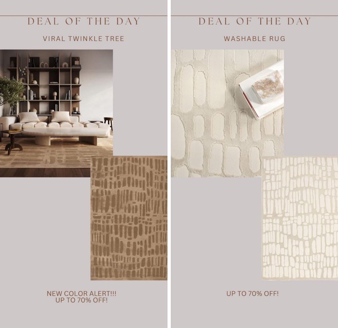 New color alert for one of my favorite washable rugs!!!! All sizes up to 70% off 😍🚨


#LTKStyleTip #LTKSaleAlert #LTKHome