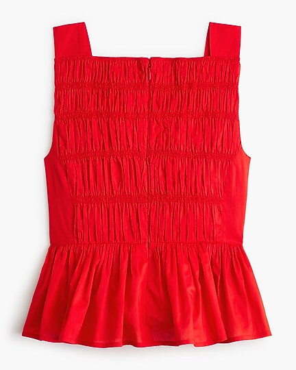 Smocked peplum top | J.Crew Factory
