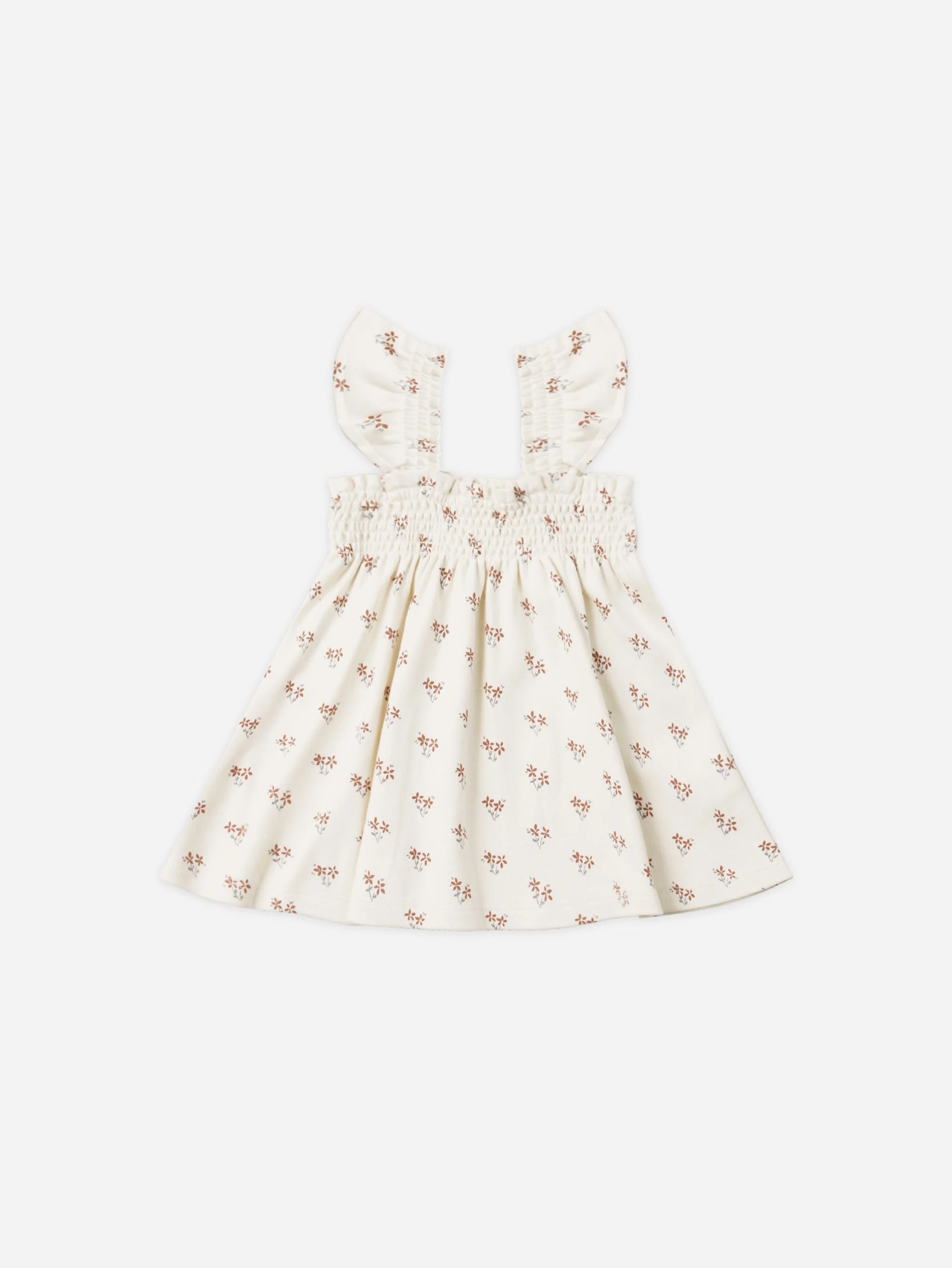 Smocked Jersey Dress || Summer Flower | Rylee + Cru