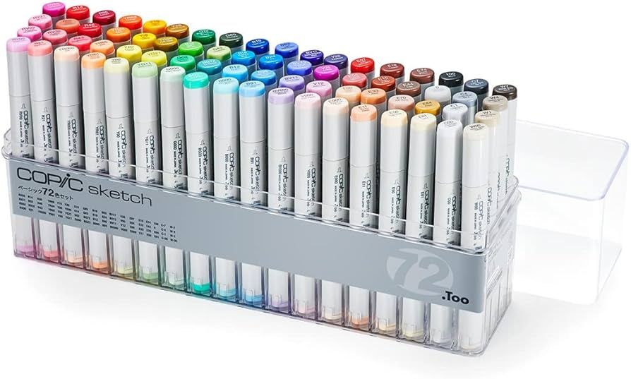 Copic Sketch Basic 72 Color Set | Amazon (US)