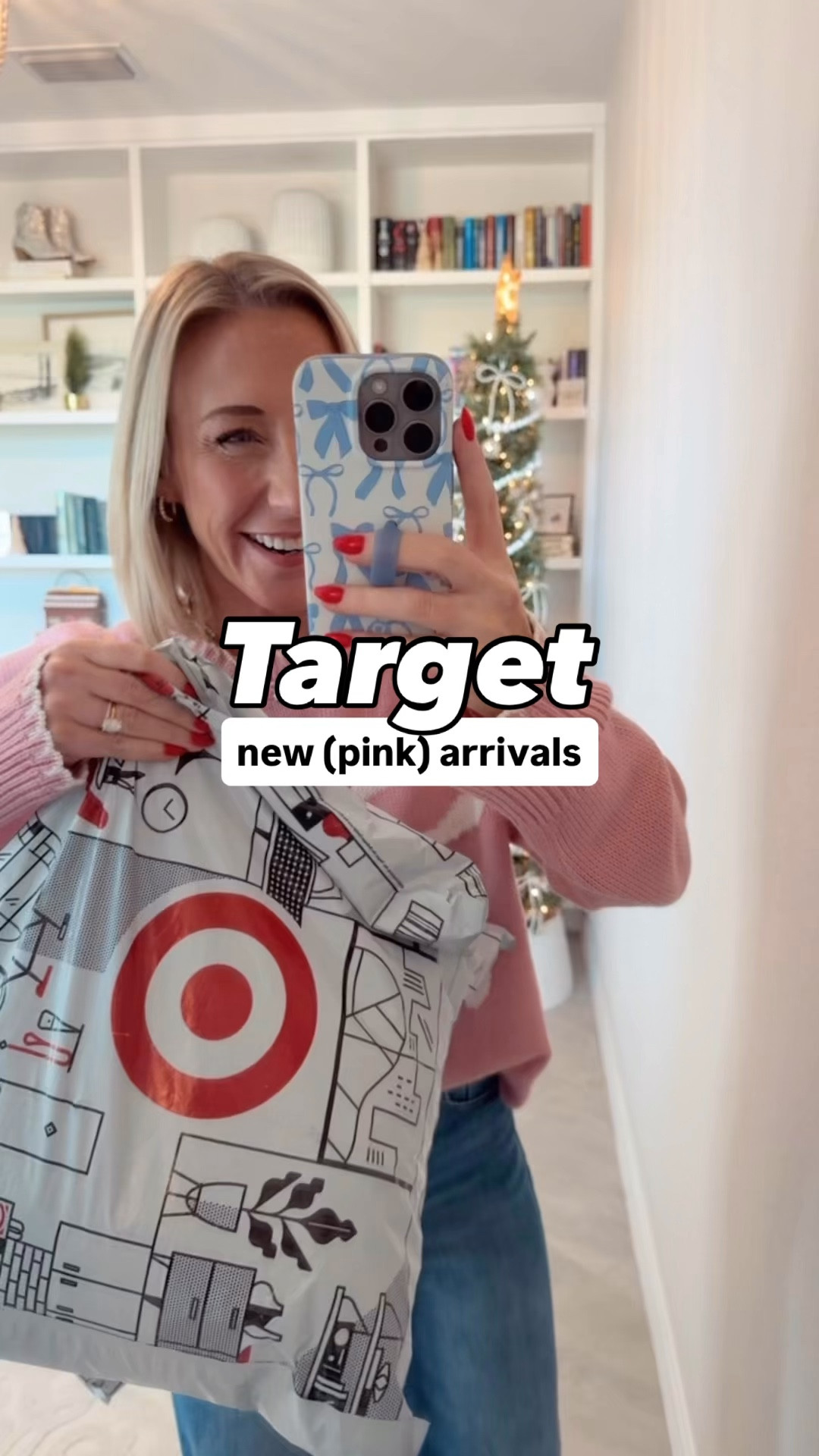 Target - new (pink) arrivals • Bow sweater - size small. • Wide leg jeans - size 25. 1. French Terry Henley Sweatshirt - size small. 3 colors. • Burgundy leggings - size small. • Sneakers - tts. 2. High Pile & Puffer Mix Vest - size small. 2 colors. • White long sleeve tee - size small. 3. Button-Up Cardigan Sweater - size small. 4 colors. • Wide leg jeans - size 25. 4. Strappy Active Dress - size small. • Zip Front Sweater - size XS. $28. 2 colors.

#LTKOver40#LTKSeasonal#LTKFindsUnder50 

 