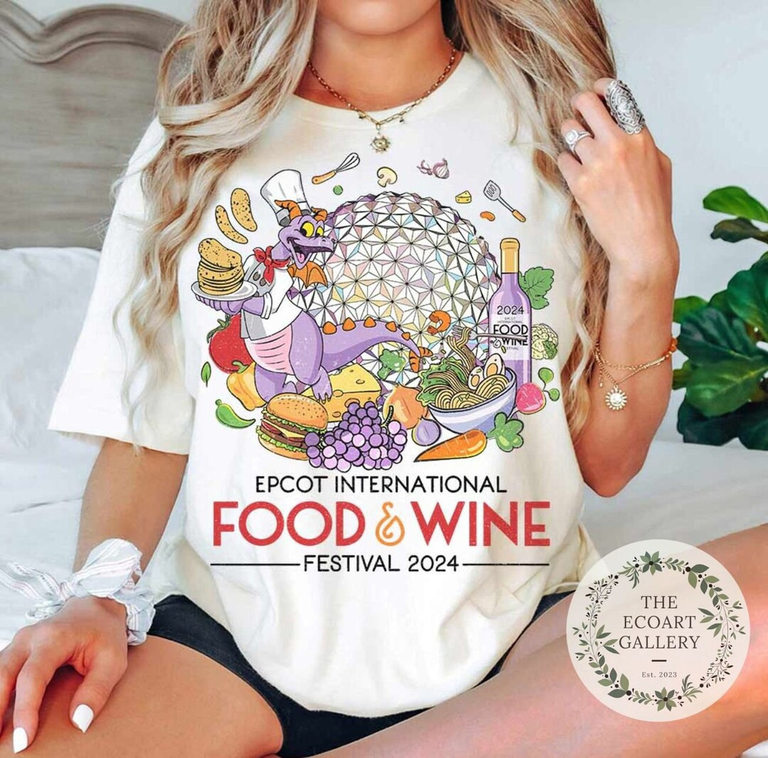Figment Chef Disney Epcot International Food and Wine Festival 2024 Shirt, Purple Dragon WDW Snac... | Etsy (US)