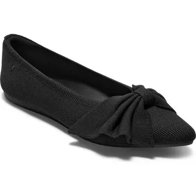 VIVAIA Pointed-Toe Bow Flats in Rose Gold at Nordstrom, Size 8 | Nordstrom