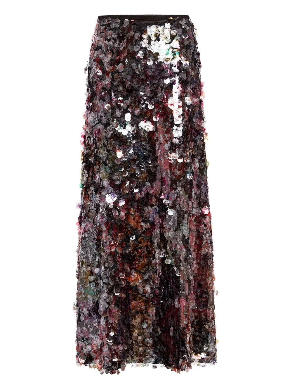 Marie Oliver Odessa Sequin Maxi Skirt | Black | FARFETCH | Farfetch Global